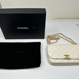 CHANEL WOC LAMBSKIN SHOULDER BAG